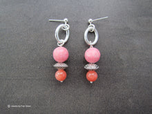 Load image into Gallery viewer, PINK N PEACH Earrings
