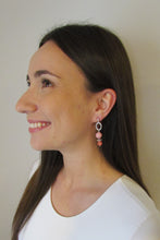 Load image into Gallery viewer, PINK N PEACH Earrings
